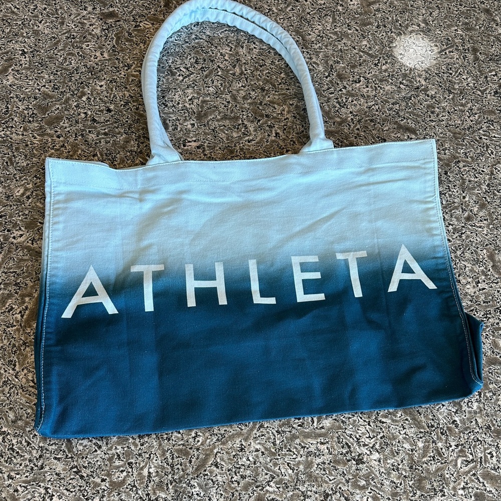 Athleta Blue Tote Bag